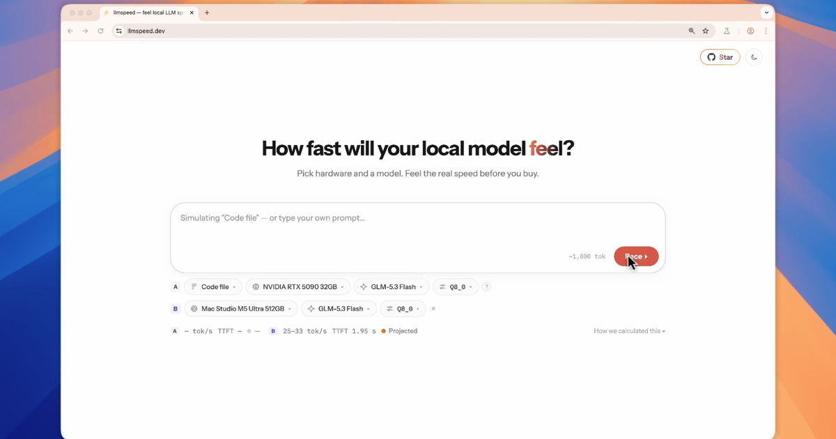 Llmspeed preview